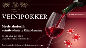 Veinipokker restoranis Rose